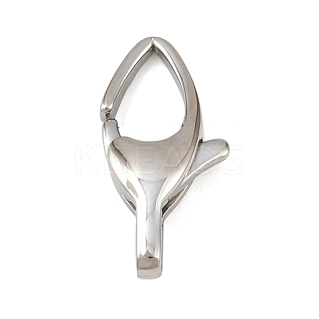 316 Stainless Steel Lobster Claw Clasps STAS-C154-02C-P-1