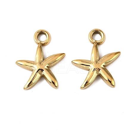 304 Stainless Steel Pendants STAS-F321-07G-01-1