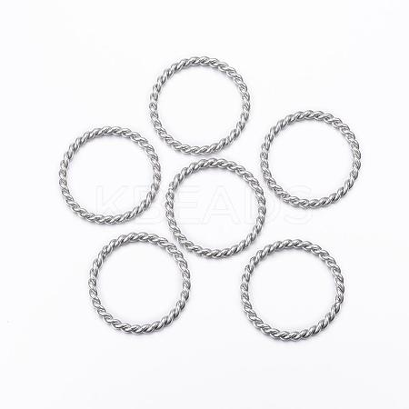 Tarnish Resistant 304 Stainless Steel Linking Rings STAS-H376-104-1
