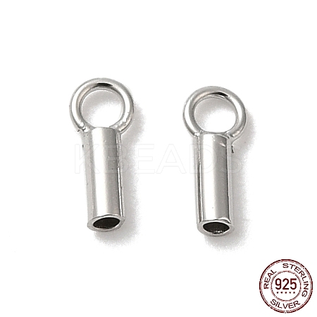 925 Sterling Silver Cord Ends STER-P055-01A-P-1