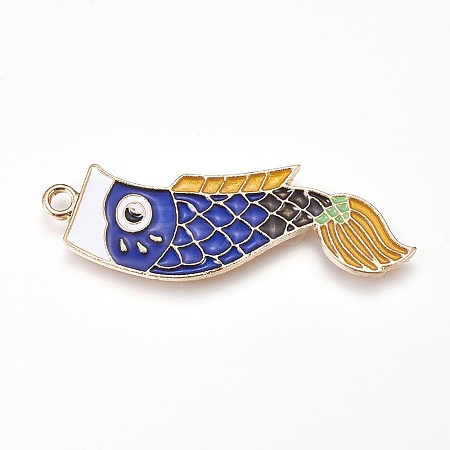 Alloy Enamel Pendants LS-X-ENAM-O035-02G-1