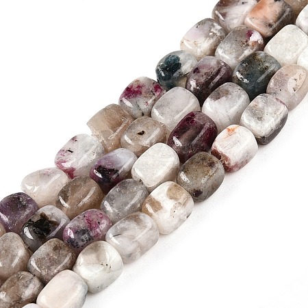 Natural Plum Blossom Tourmaline Beads Strands G-T141-12A-1