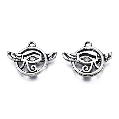 Tibetan Style Alloy Pendants TIBEP-N008-205-1