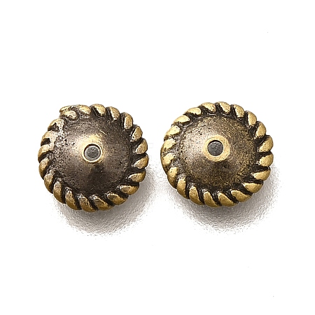 Rack Plating Bead Caps KK-M313-01AB-1