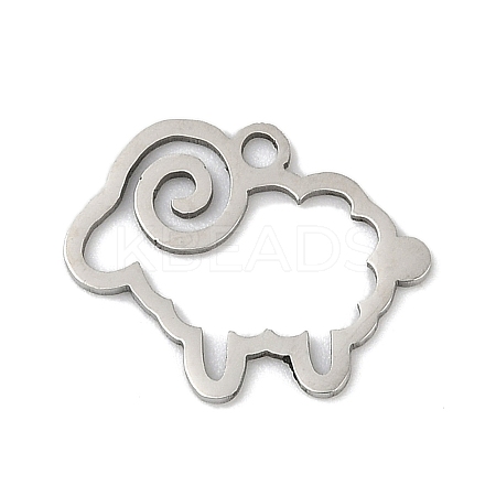 201 Stainless Steel Pendants STAS-F316-27P-1