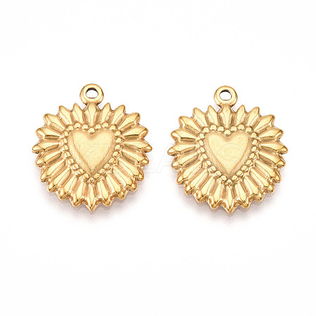304 Stainless Steel Pendants STAS-N109-119G-1