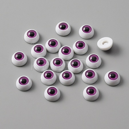 Star Acrylic Craft Eyes DOLL-WH0001-04C-09-1