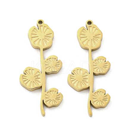 Ion Plating(IP) 316L Surgical Stainless Steel Pendants STAS-K280-03G-1
