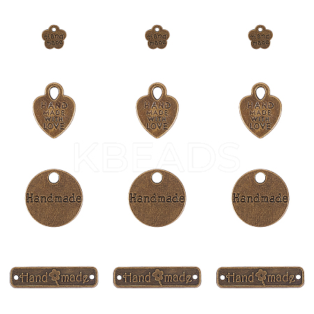 Tibetan Style Alloy Pendants/Links PALLOY-PH0005-89-1