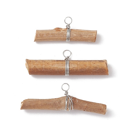 Wooden Sticks Pendant PALLOY-JF03393-01-1