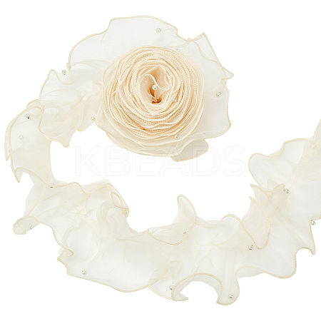 1Pc Polyester Ruffled Ribbon OCOR-WR0001-26-1