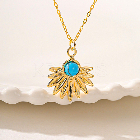 Brass Pendant Necklaces ZR8847-1