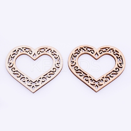 Unfinished Natural Wood Linking Rings LS-WOOD-WH0103-78-1