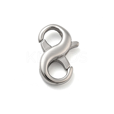 304 Stainless Steel Spring Gate Rings. 8-Shaped STAS-V008-30P-1