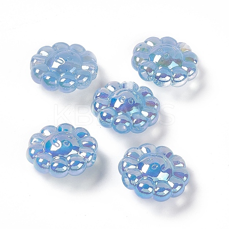 UV Plating Acrylic European Beads PACR-M003-05A-1