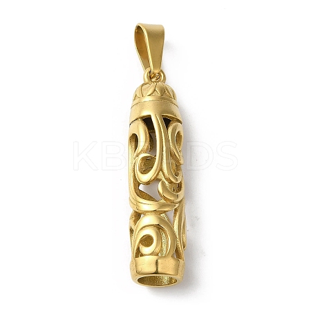 PVD Vacuum Plating 304 Stainless Steel Pendants STAS-B069-22G-1
