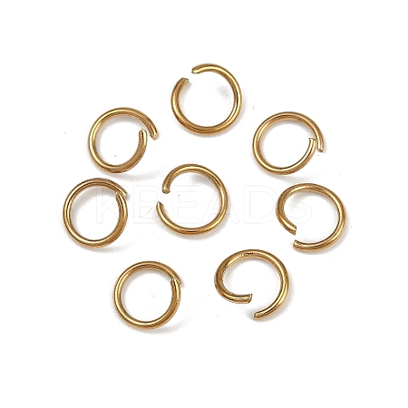 304 Stainless Steel Open Jump Rings STAS-Z137-01G-08-1