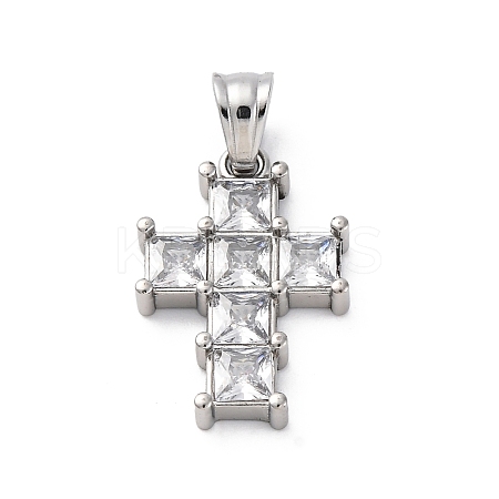 304 Stainless Steel Pendants STAS-L286-15P-1