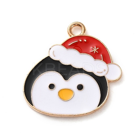 Alloy Enamel Pendants ENAM-B030-02G-13-1