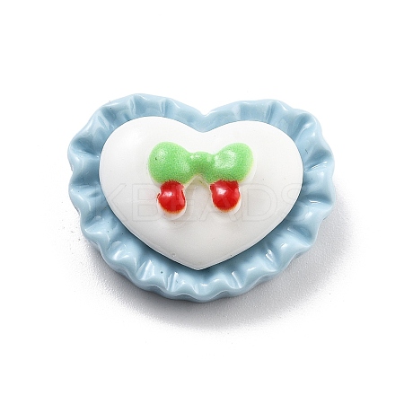 Opaque Resin Cabochon CRES-I039-01B-1