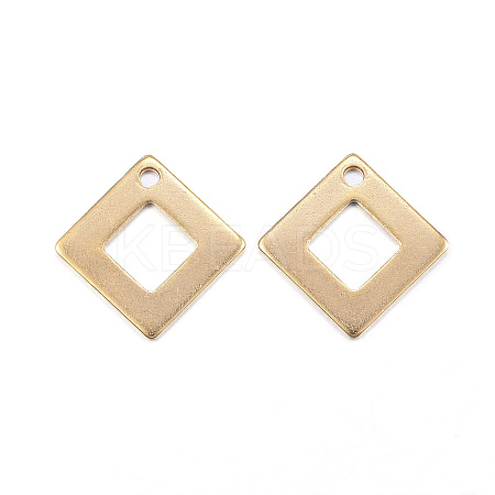Ion Plating(IP) 304 Stainless Steel Charms LS-X-STAS-G127-07G-1