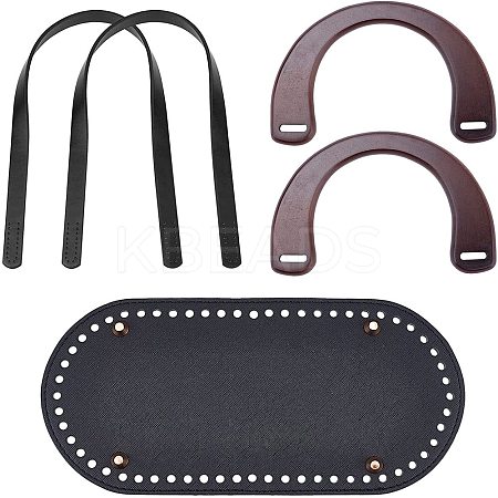 2Pcs Wood Bag Handles FIND-WR0001-43B-1