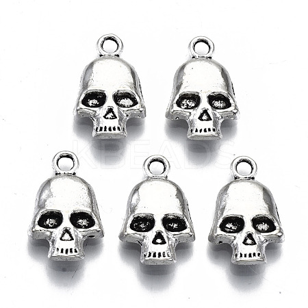 Tibetan Style Alloy Pendants TIBEP-S319-109AS-RS-1