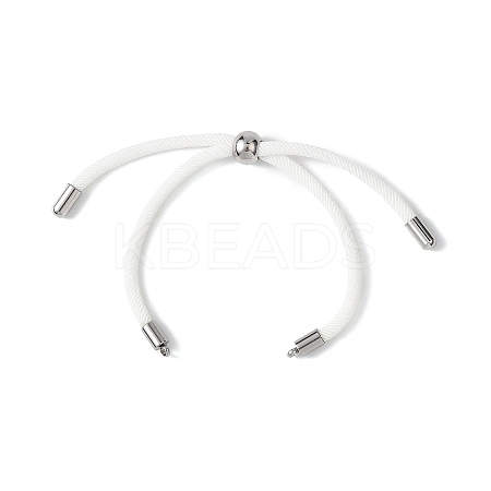 Nylon Round Cord Slider Bracelet Making AJEW-JB01461-03-1