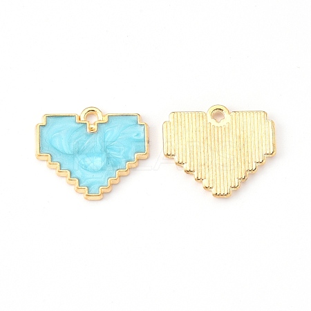 Alloy Enamel European Dangle Charms PALLOY-YW012-01-1