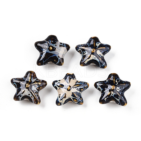 Handmade Porcelain Beads PORC-N008-09Q-1