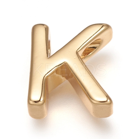 Brass Charms X-ZIRC-I037-01K-G-1