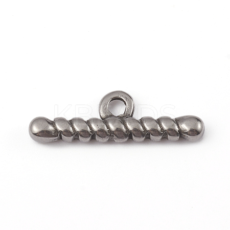 Non-Tarnish 304 Stainless Steel Toggle Clasps Parts STAS-D170-02P-1