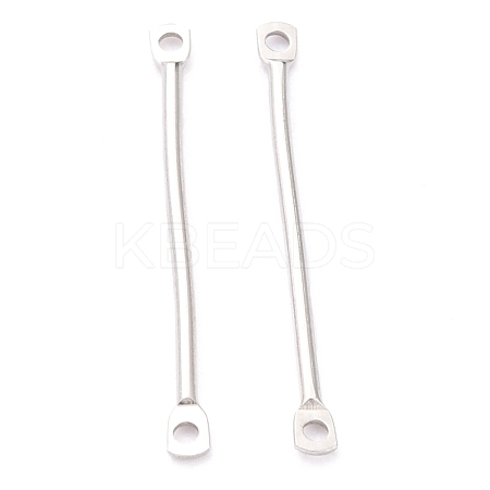 Non-Tarnish 201 Stainless Steel Links Connectors X-STAS-B011-01A-P-1