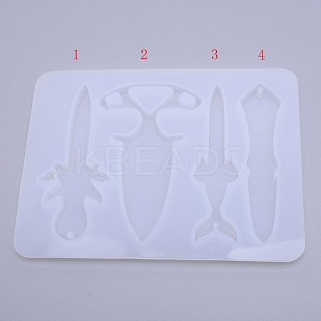 Self Defence Keychain Silicone Molds DIY-TAC0007-97A-1