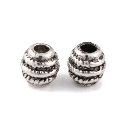 Antique Silver Alloy Tibetan Beads FIND-S230-08AS-1