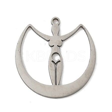 201 Stainless Steel Pendants STAS-H480-03P-1