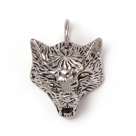 304 Stainless Steel Pendants STAS-I132-04AS-1