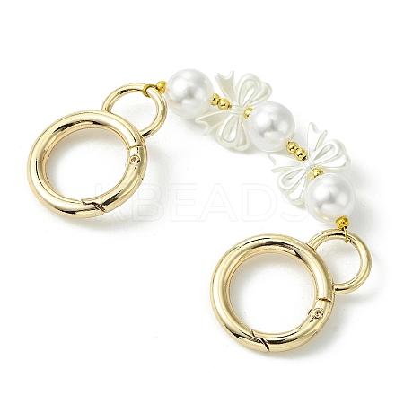 Zinc Alloy Spring Gate Rings Bag Extension Chains X1-AJEW-BA00141-02-1
