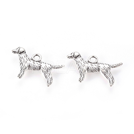 Tibetan Style Alloy Puppy Pendants LS-LF9881Y-NF-1