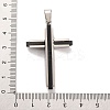 PVD Vacuum Plating 304 Stainless Steel Pendants STAS-Z080-07EB-3