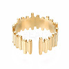 304 Stainless Steel Chunky Ring for Women RJEW-T023-98G-2