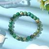 Natural Imperial Jasper Beads Bracelets BJEW-JB12319-1