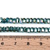 Electroplate Transparent Glass Beads Strands EGLA-N022-09A-B06-4