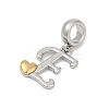 Brass European Dangle Charms LS-KK-Z097-01E-GP-2