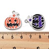 Halloween Theme Rack Plating Alloy Enamel Pendants PALLOY-F311-02P-3