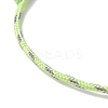 6Pcs 6 Colors Adjustable Polyester & Spandex Cord Bracelets for Men Women BJEW-JB12092-5