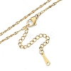 304 Stainless Steel Dapped Chains Necklace for Men Women NJEW-N050-A05-G20-2