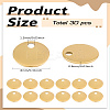 30Pcs 304 Stainless Steel Stamping Blank Tag Flat Round Charms STAS-LP0002-79-2