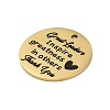 201 Stainless Steel Pendants STAS-R002-01G-02-2