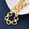 Brass Oval Link Chain Bracelets for Women Men X-BJEW-K273-06G-3